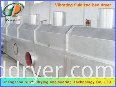 Vibrating Fluidized Bed Dryer Machine For Grain Form